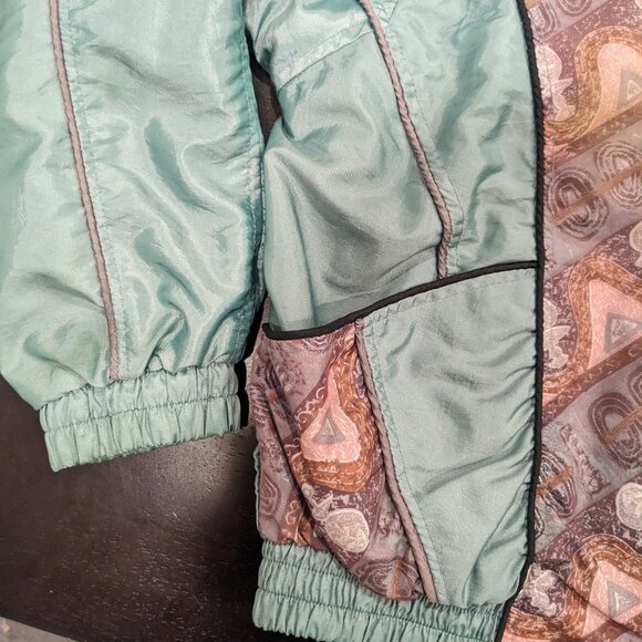 Vintage 90's Nylon Patterned Jacket Size Medium - Picture 4 of 6
